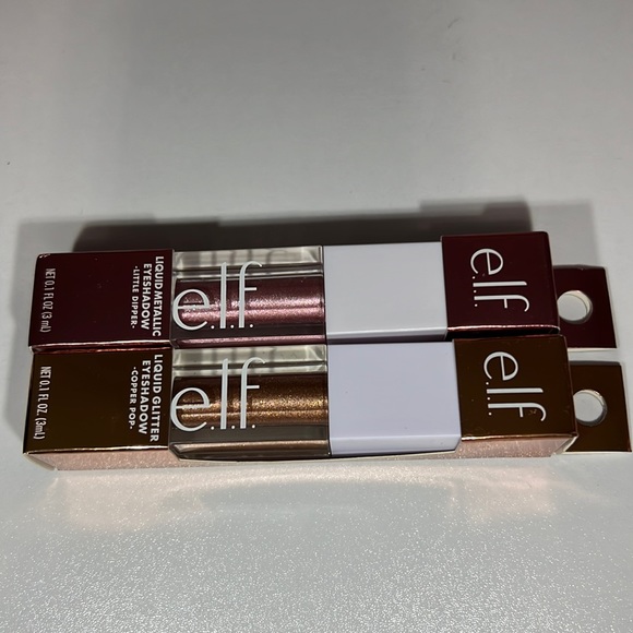 ELF Makeup Nwt Elf Liquid Glitter Metallic Eye Shadow Duo Copper